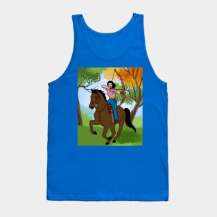 Archery With A Bow And Arrow Tank Top